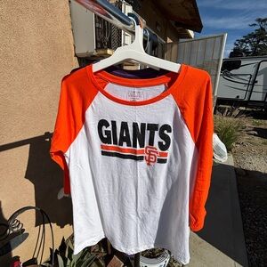 MLB Giants Women's Jersey - Orange and White